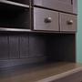 Vintage cabinet Pine grey 1980s 10