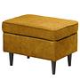 Polsterhocker Marson Ockergelb 1