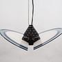 Pendant lamp Metal Glass 1990s 10