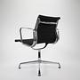 EA107 Chair Chrome Hopsack Black by Vitra 2