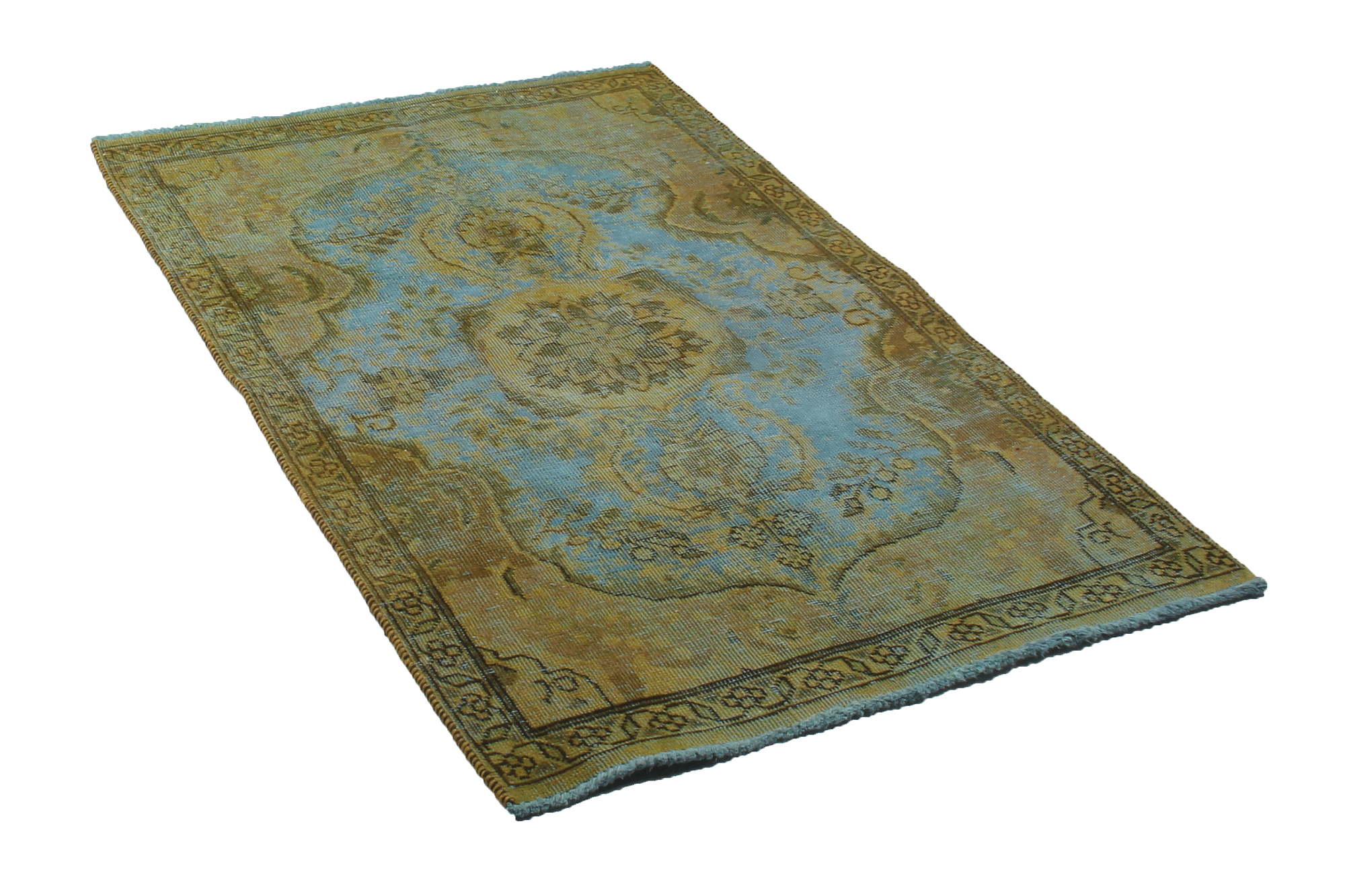 Vintage carpet green 2