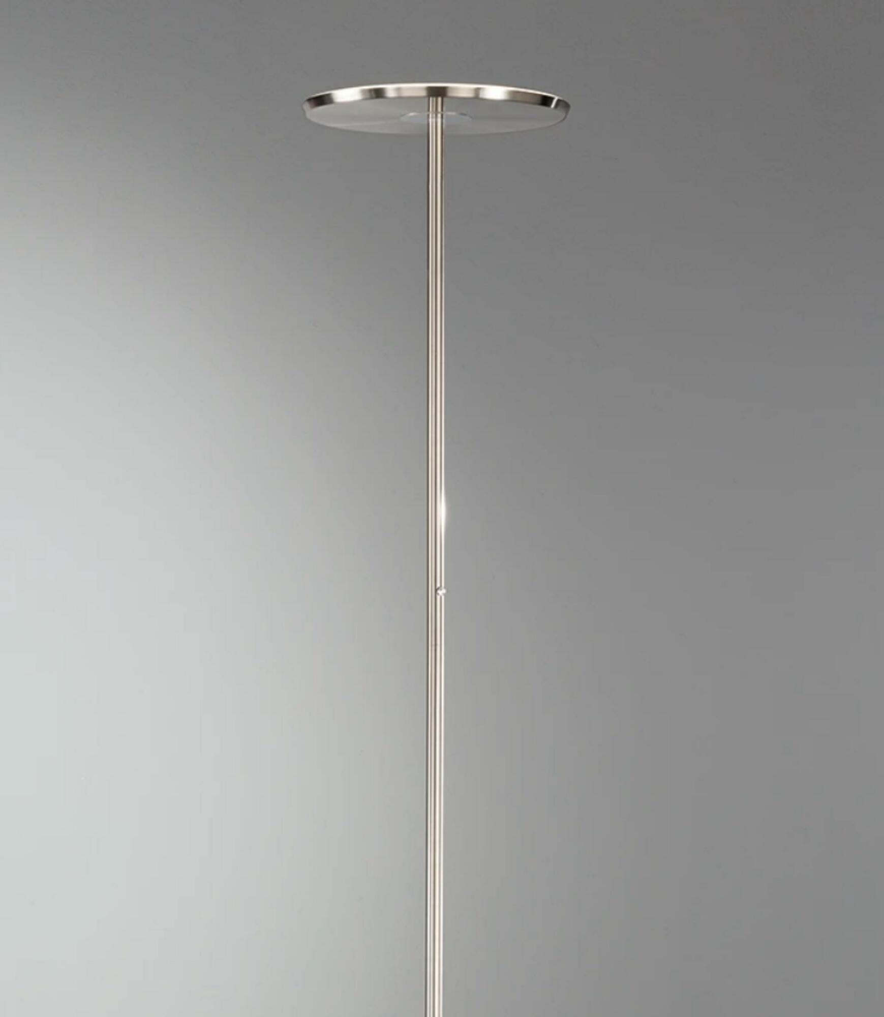 LED-Stehleuchte 1-flammig Silber 1
