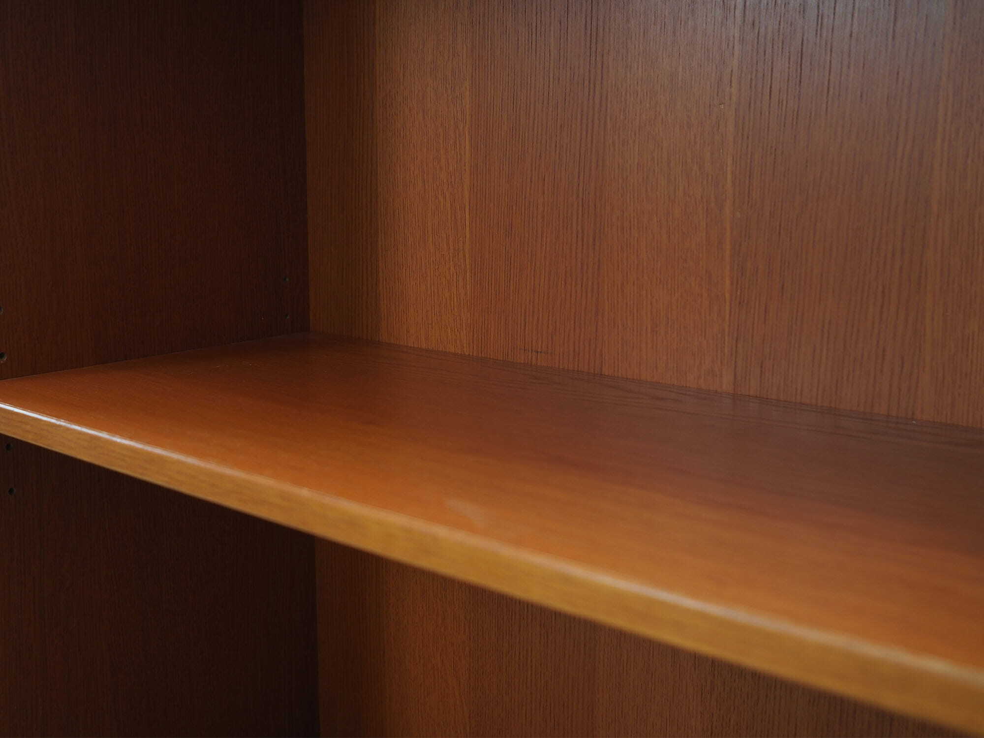 Vintage Bookshelf Wood Brown 1970s 6