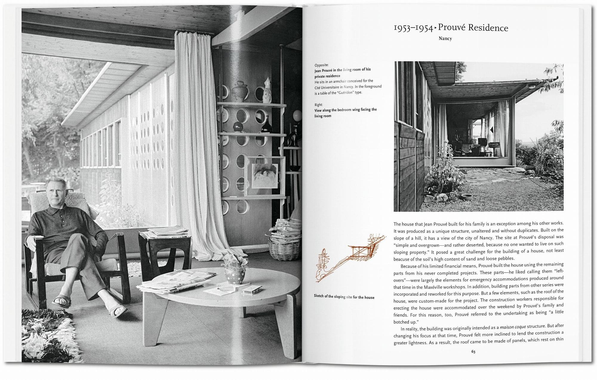 The German parts of the text translate to:

Prouvé Book 4