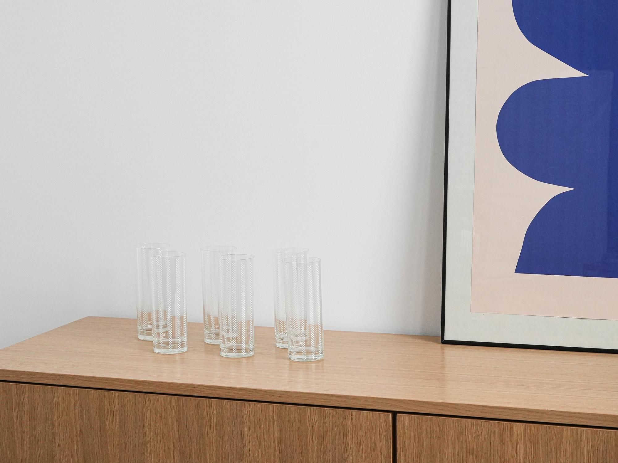 Glasses Set of 6 1960s 1