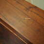 Vintage secretary desk, walnut wood, brown, 1960s 8