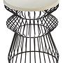 Corina Round Side Table Iron Black 41cm 1