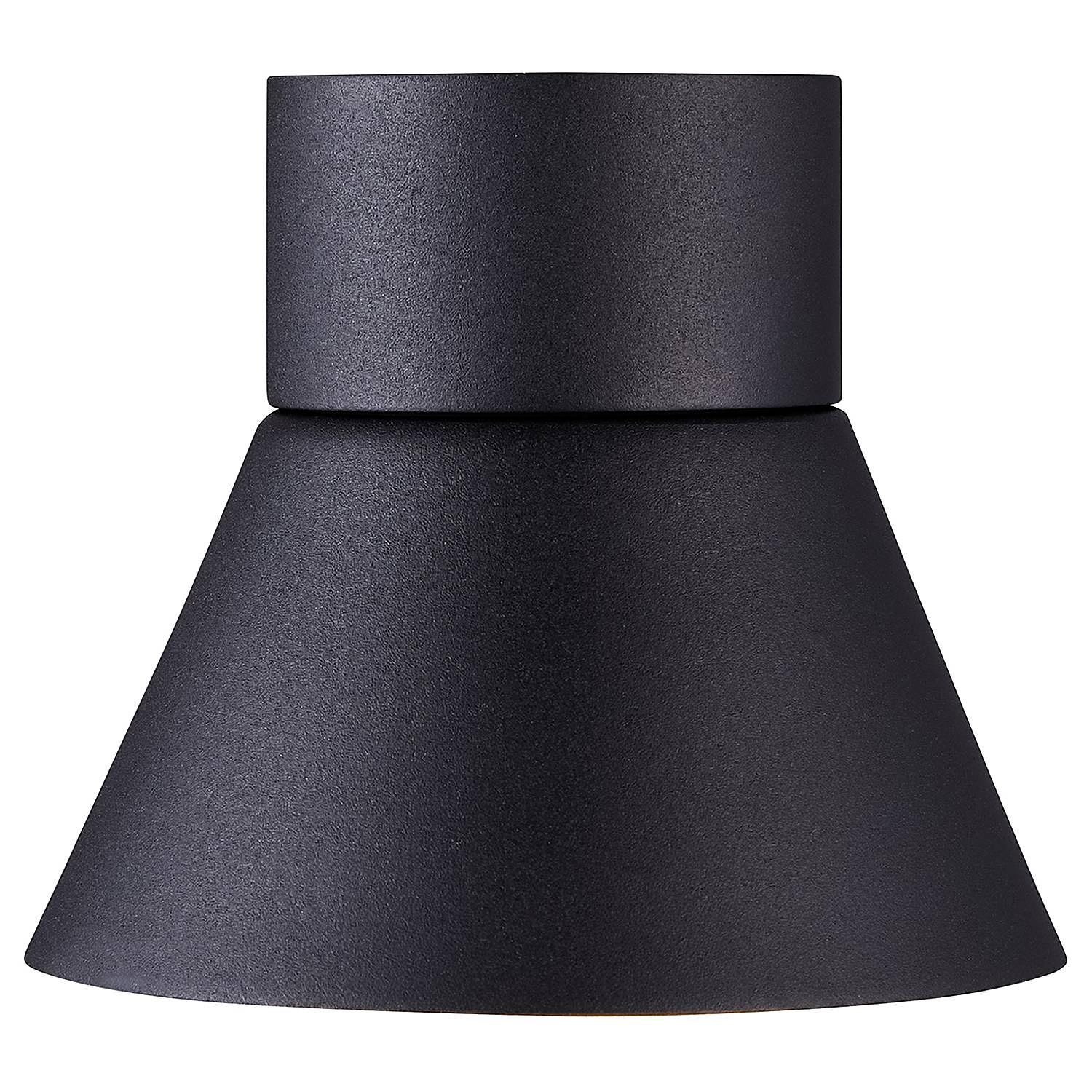 1-Flammig Wandleuchte Kyklop Cone Aluminium Schwarz 4