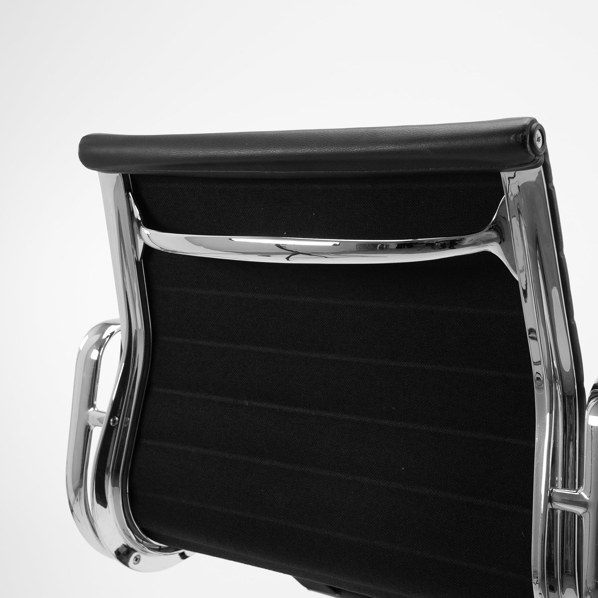 EA117 Bürostuhl Wippe Aluminium Schwarz 8