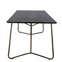 Petra Dining Table Copper in Used-Look Black Veneer 2