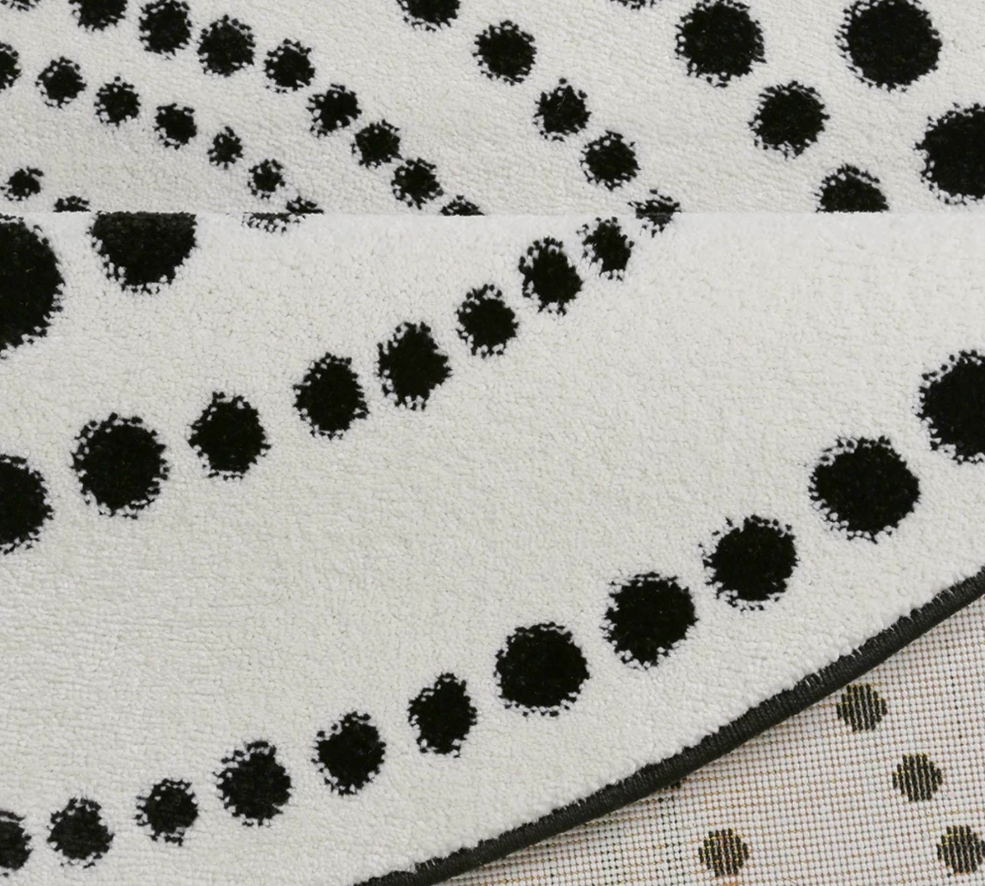 Teppich Kunstfaser Weiß 1