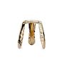 Plopp Standard stool Stainless steel Gold Heat 0
