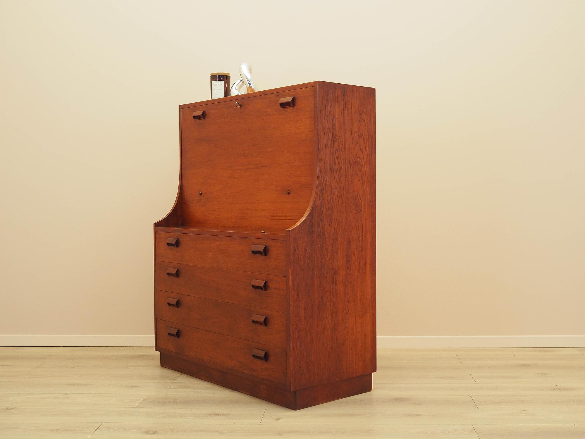 Teak secretary desk 3