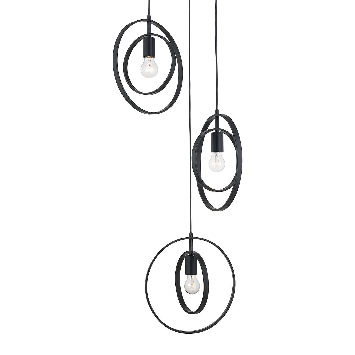 Pendant lamp Mallavi II Black 0