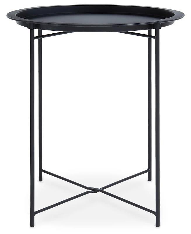 Acero Black Metal Beistelltisch rund
 3