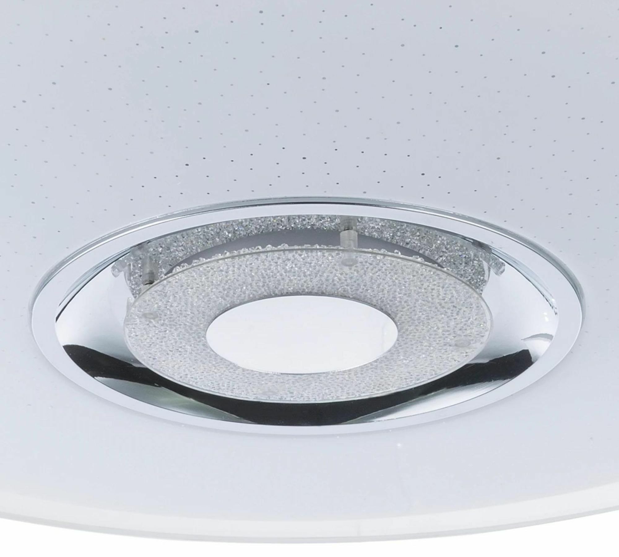 LED Deckenleuchte 1-flammig Glas Metall Weiß 4