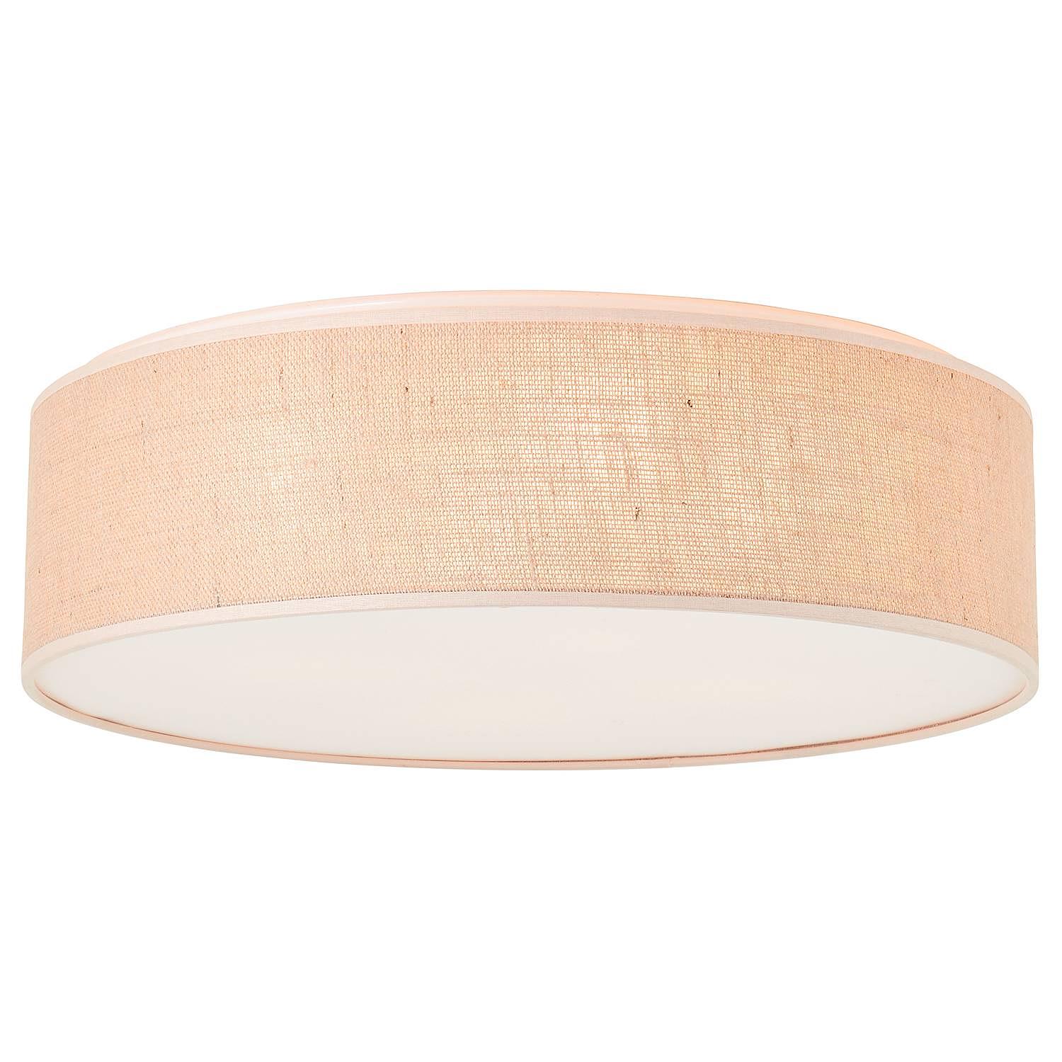 Ceiling lamp Aniela linen / iron 3-flame 0