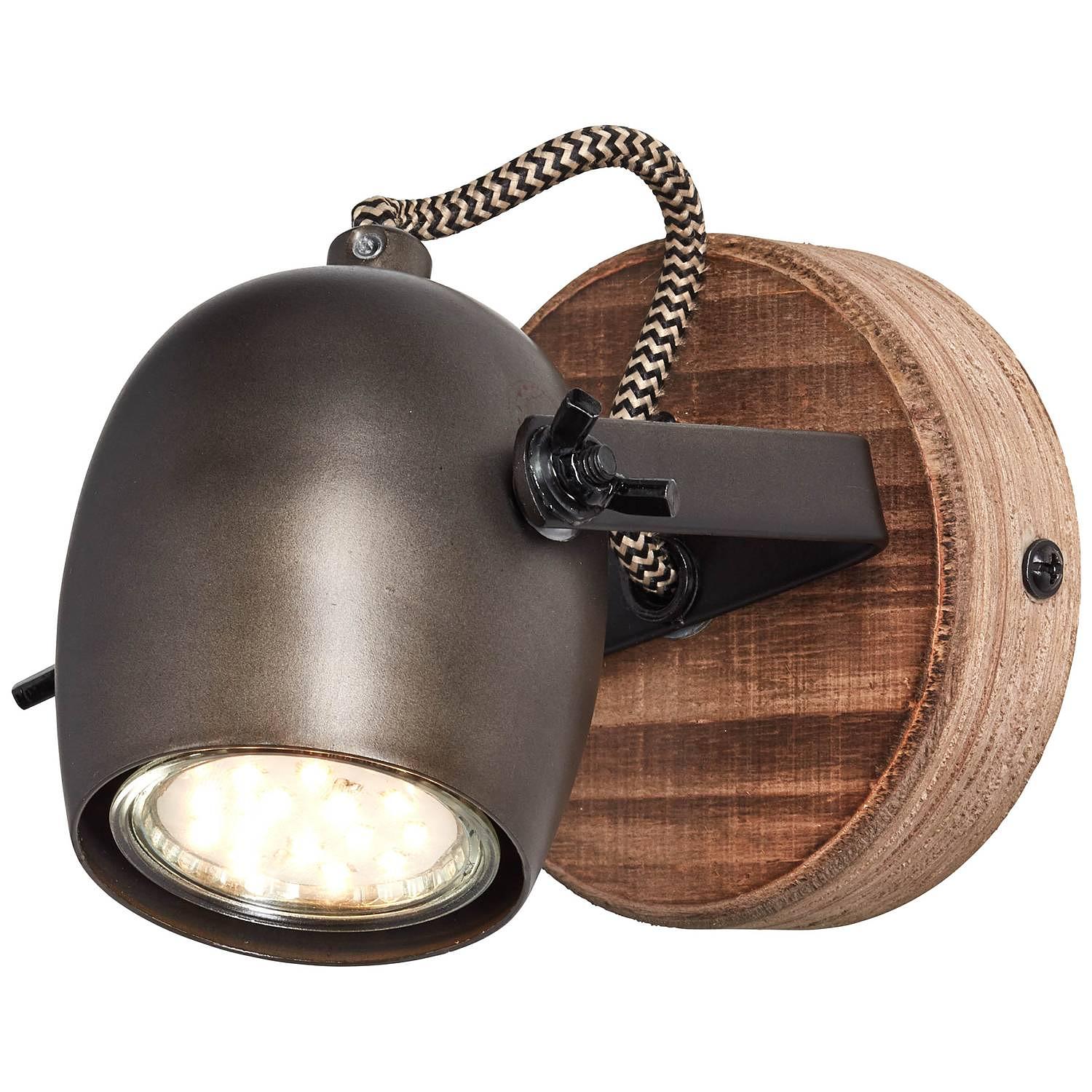 1-Flammig Wandleuchte Tool Eisen 0