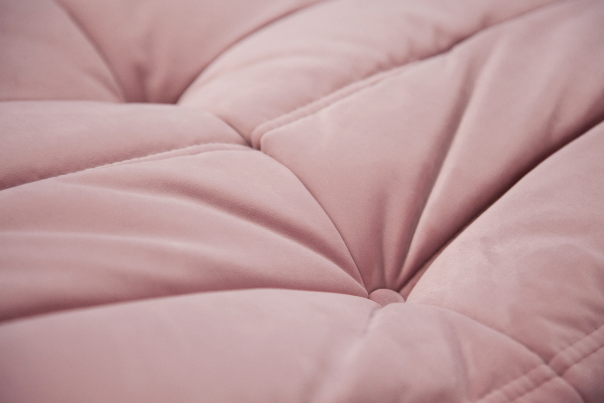 Togo Set Lounge 5 pezzi Velluto Rosa chiaro 7