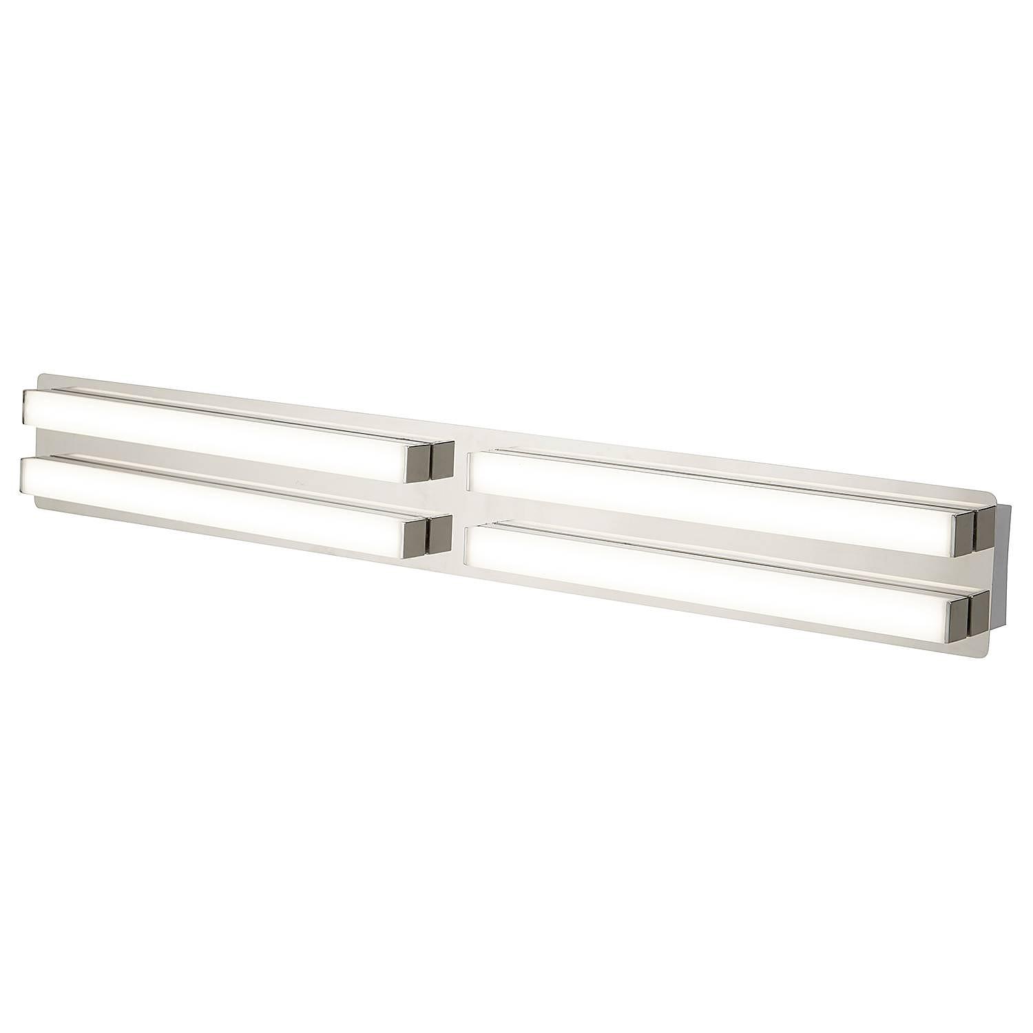Radiant Wandleuchte Edelstahl Silber 4-flammig 0