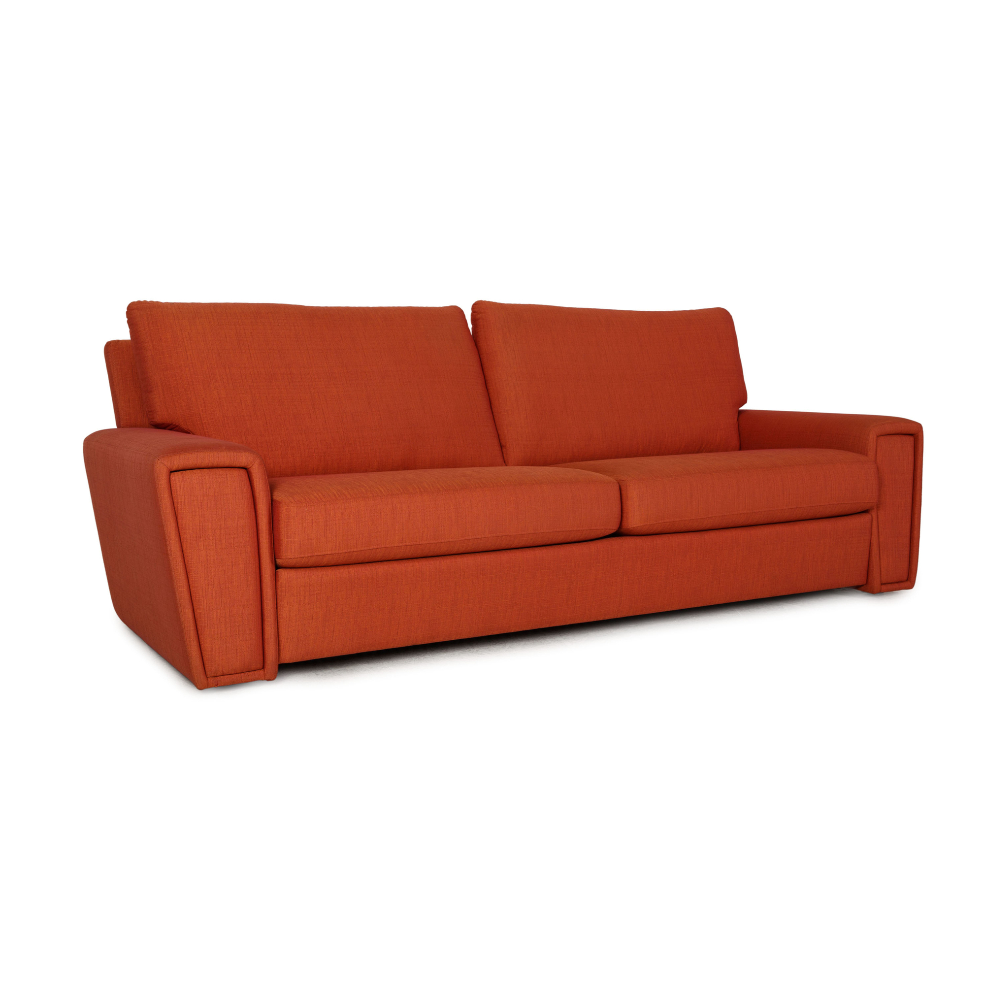 Sofa 3-Sitzer Stoff Orange 8