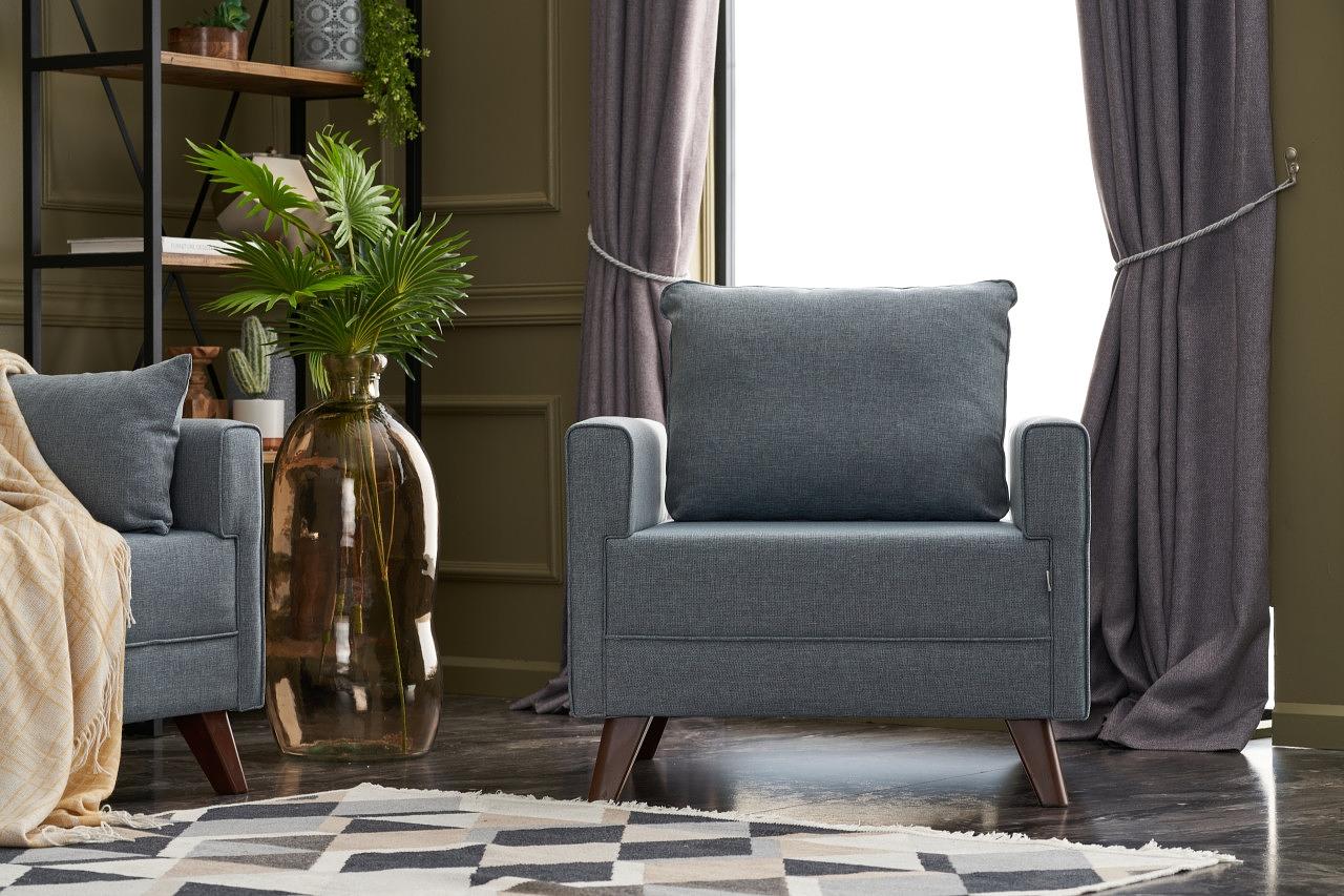 Bella Armchair Blue 2