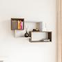 Ayder Wall Shelf Wood Veneer White 1