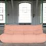 Togo Sofa 3-Sitzer Cord Rosa 0