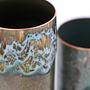 2x Vintage Vase Metal 1960s 5