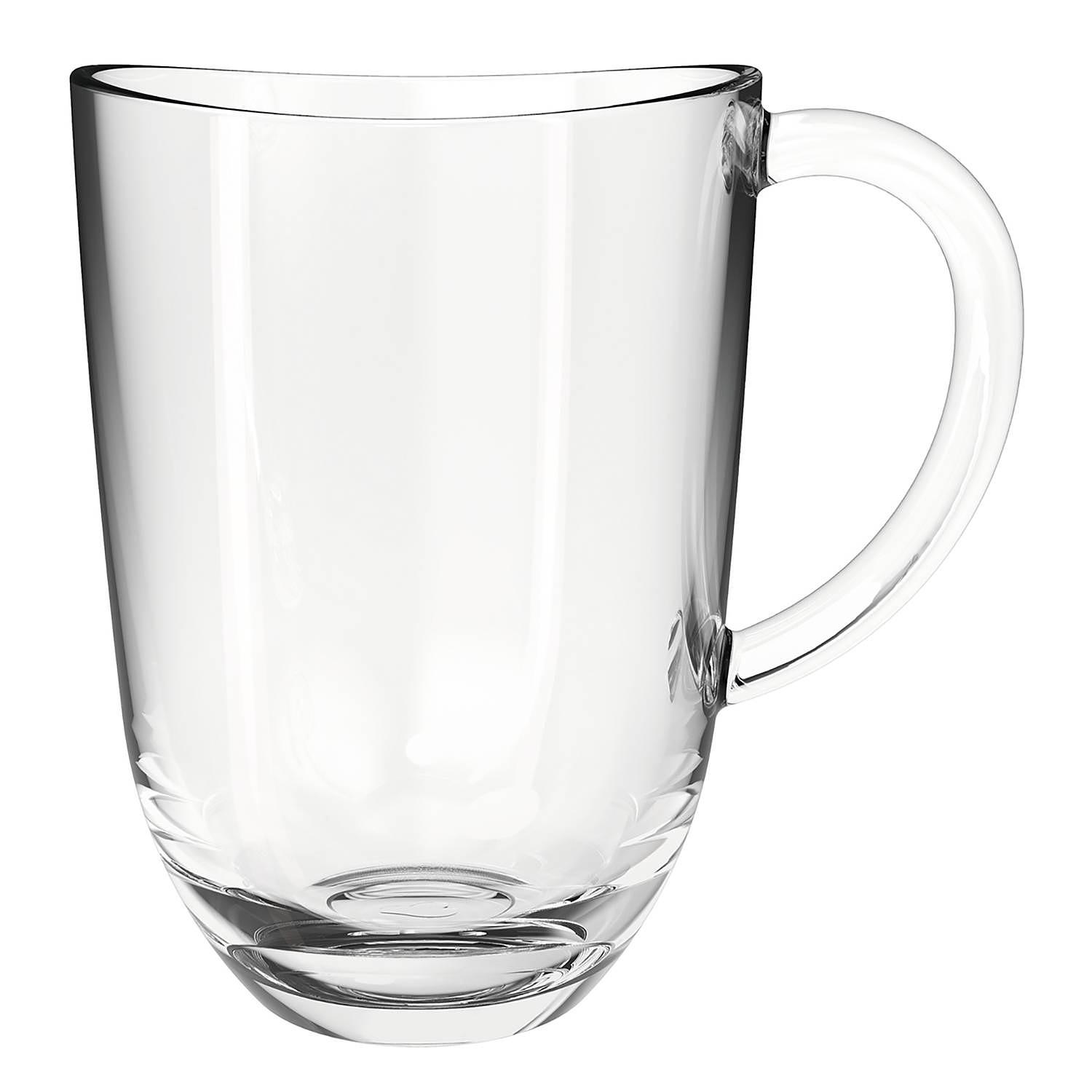6x Tasse Napoli I Transparent Klarglas 0