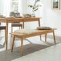 Finsby Sitzbank Eichenholz Massiv 4