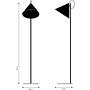 Benjamin Floor Lamp Black 1
