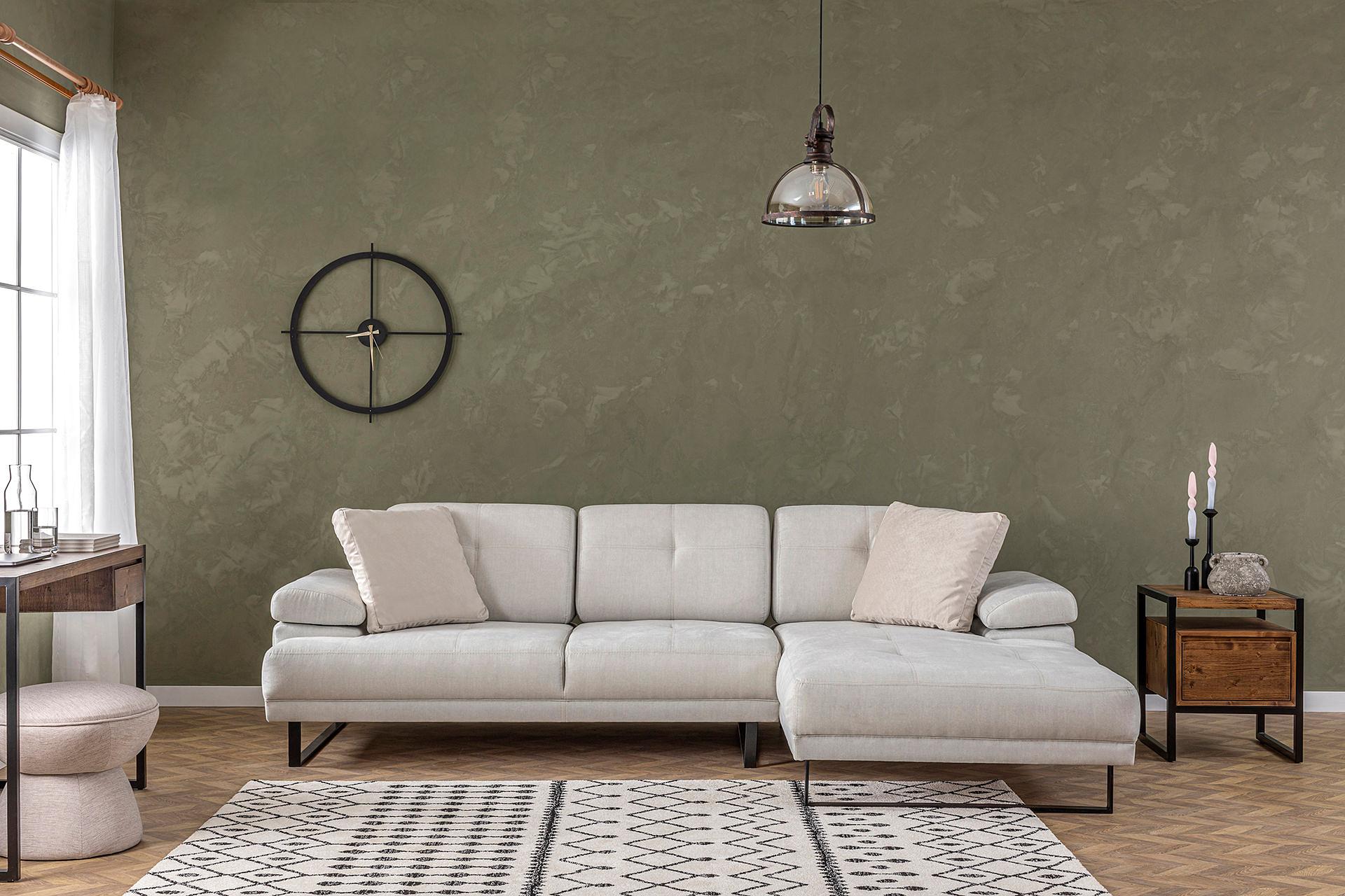 Mustang Sofa S Récamiere Rechts Beige 0