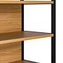 Regal Holz Metall Natur 6