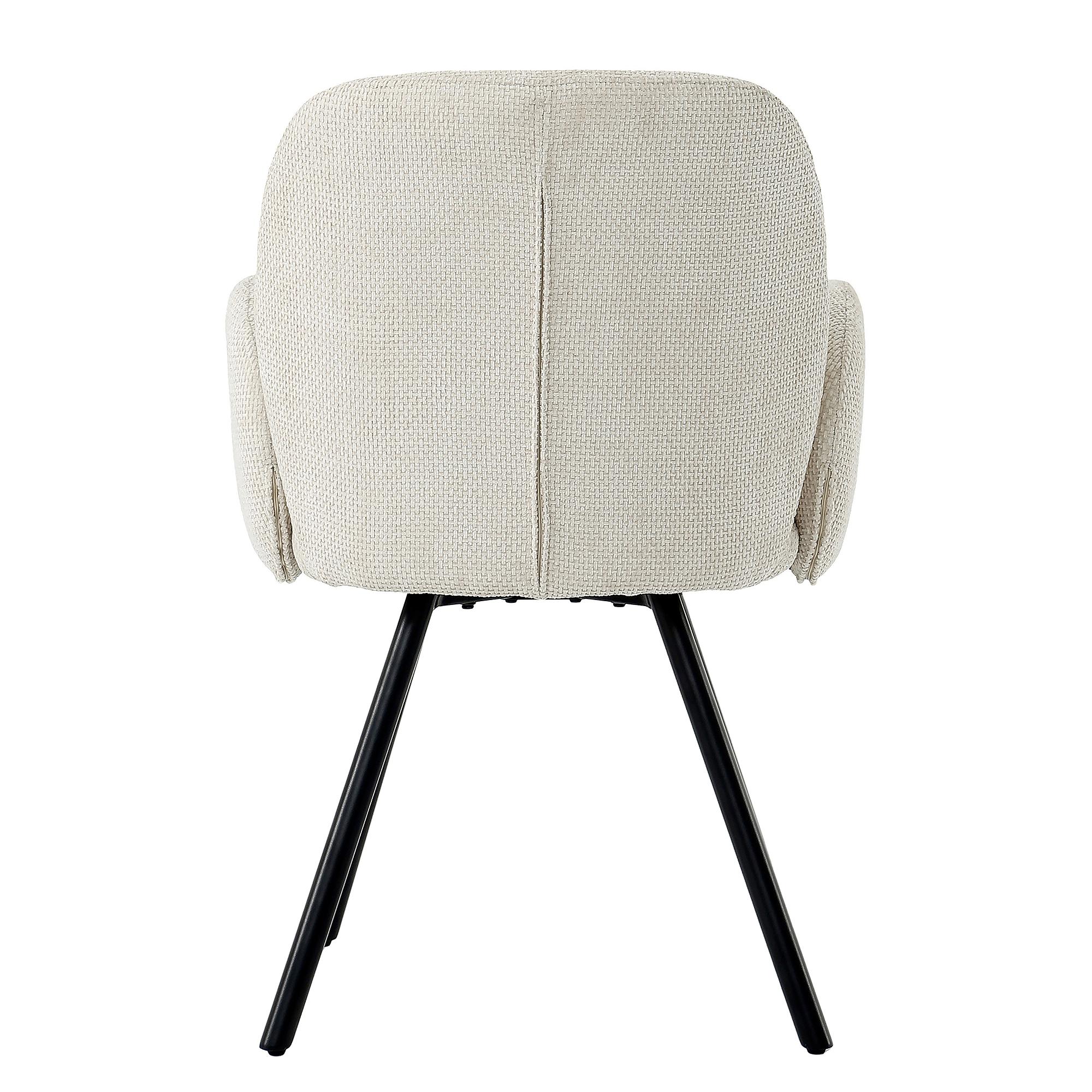 2x Armlehnenstuhl EVAC Creme 2