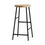 Cornet Barhocker Metall Holz Braun 0
