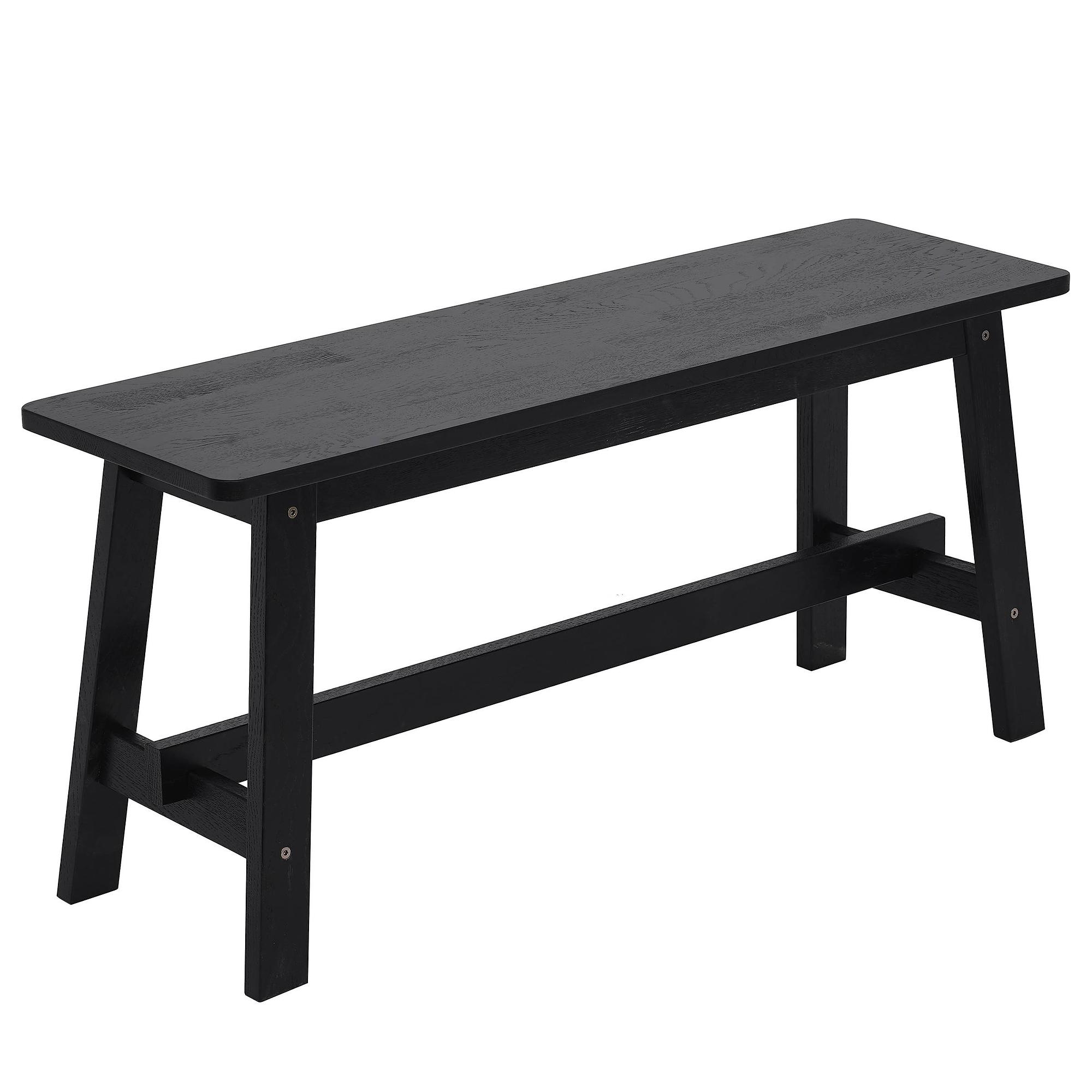 Woods Cross Wardrobe Bench Solid Oak Black Oak 2