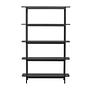 Home Shelf Wood Black 0