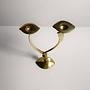Vintage Kerzenhalter Messing 1950er Jahre 2