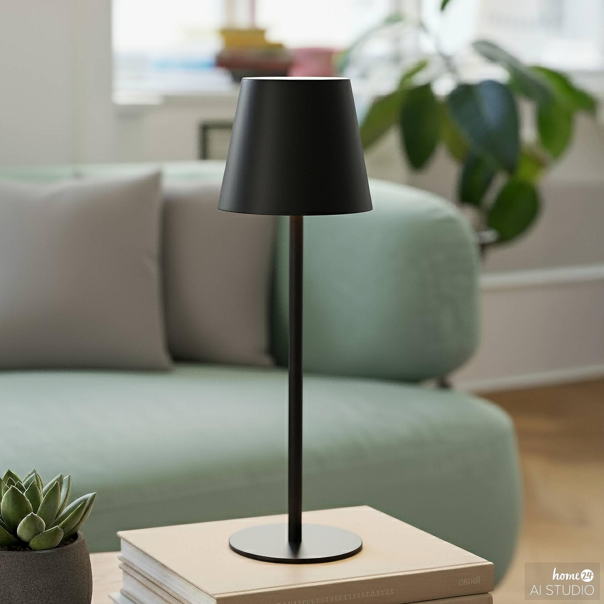 Alea Akku-Tischleuchte ABS Eisen Schwarz 0