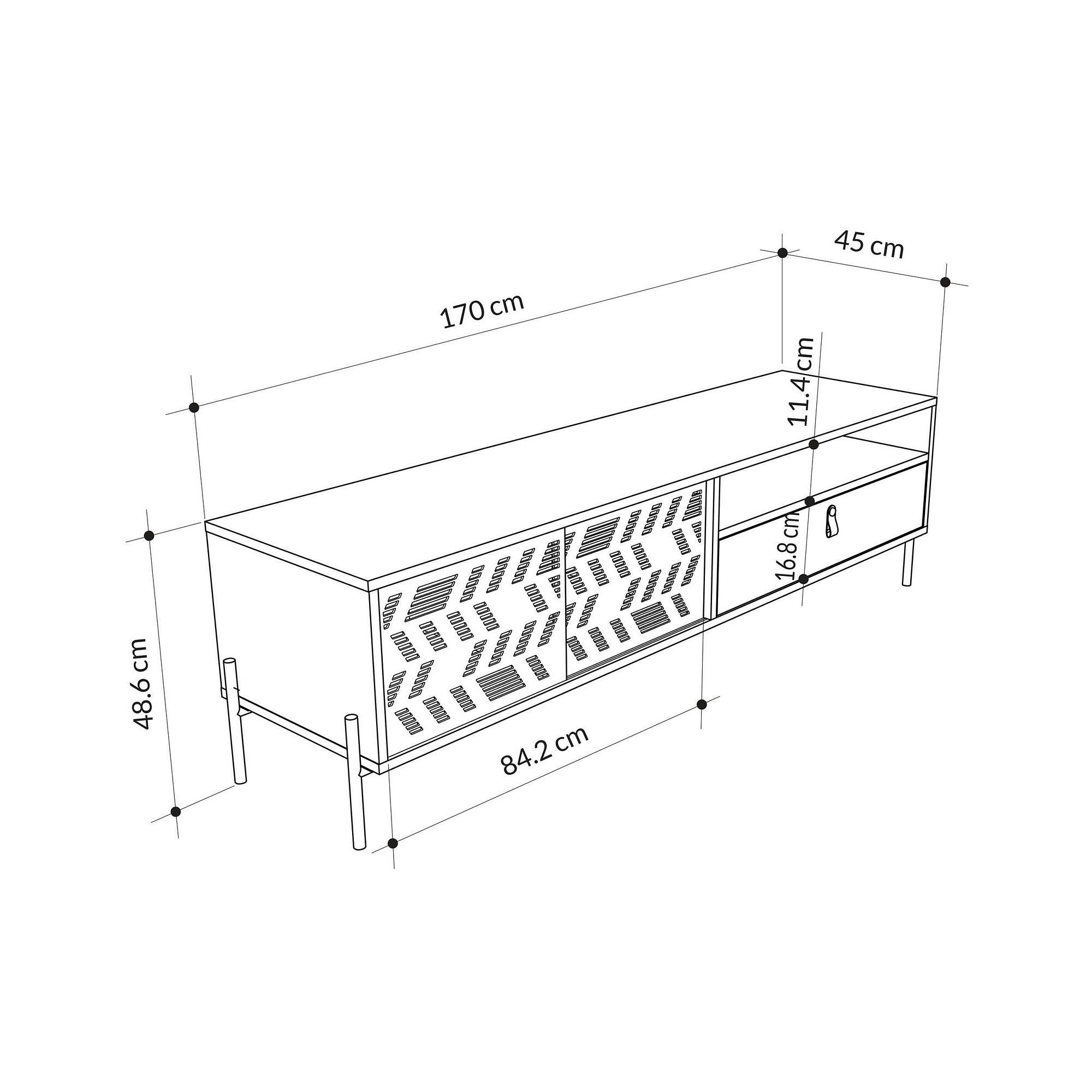 Dionysos Lowboard Holz Hitit 6