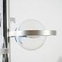 Space Age pendant lamp metal white 1970s 5