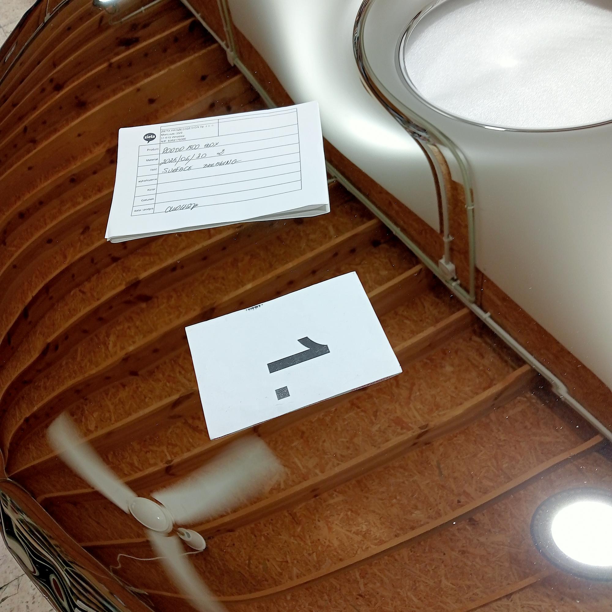 Rondo Mirror 1500 Stainless Steel Inox Polished Silver 2