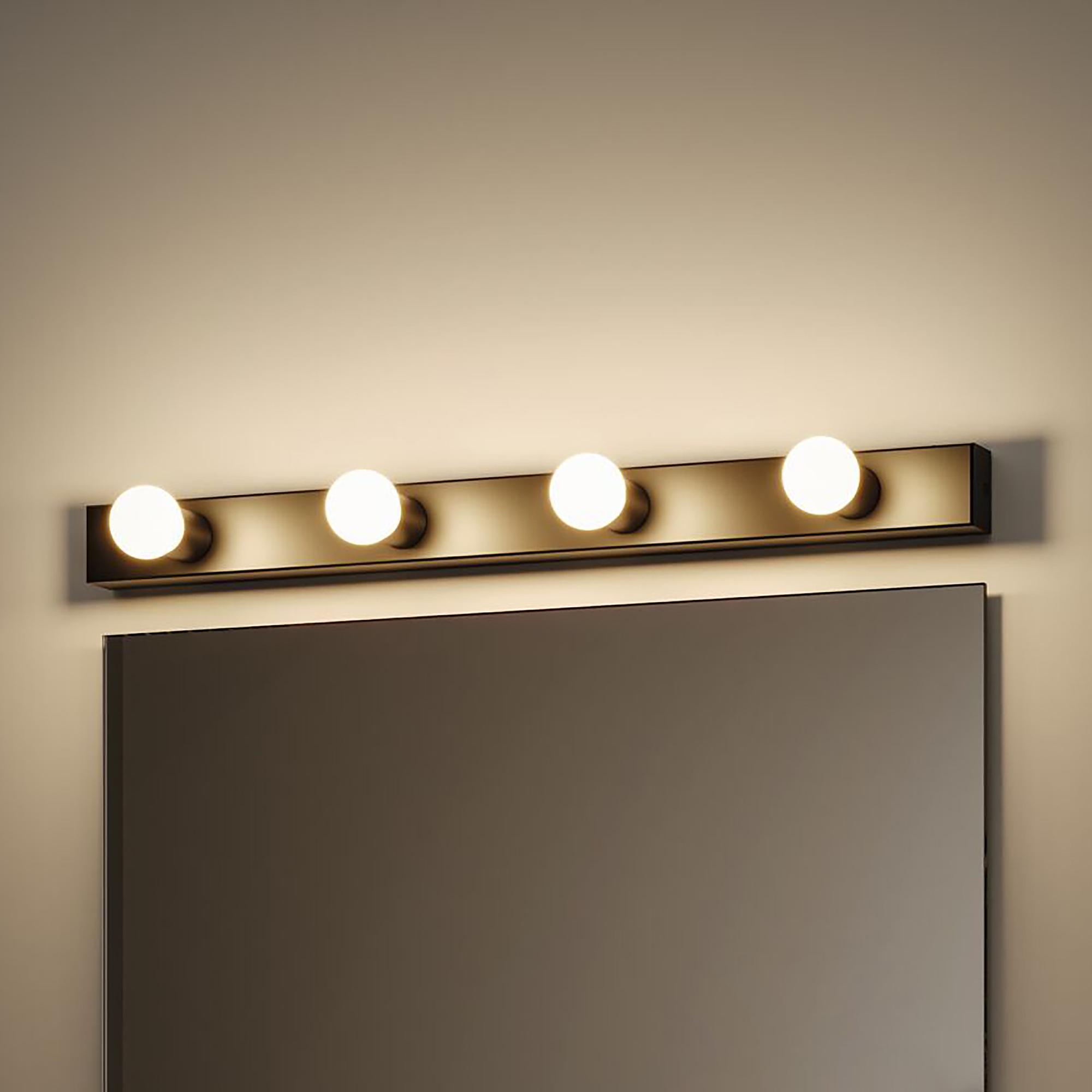 4-Flammig Regula II Typ A Wandleuchte Aluminium Schwarz 0