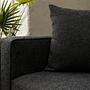 Lima Sofa 3-Sitzer Anthrazit mit schwarzen Beinen 2