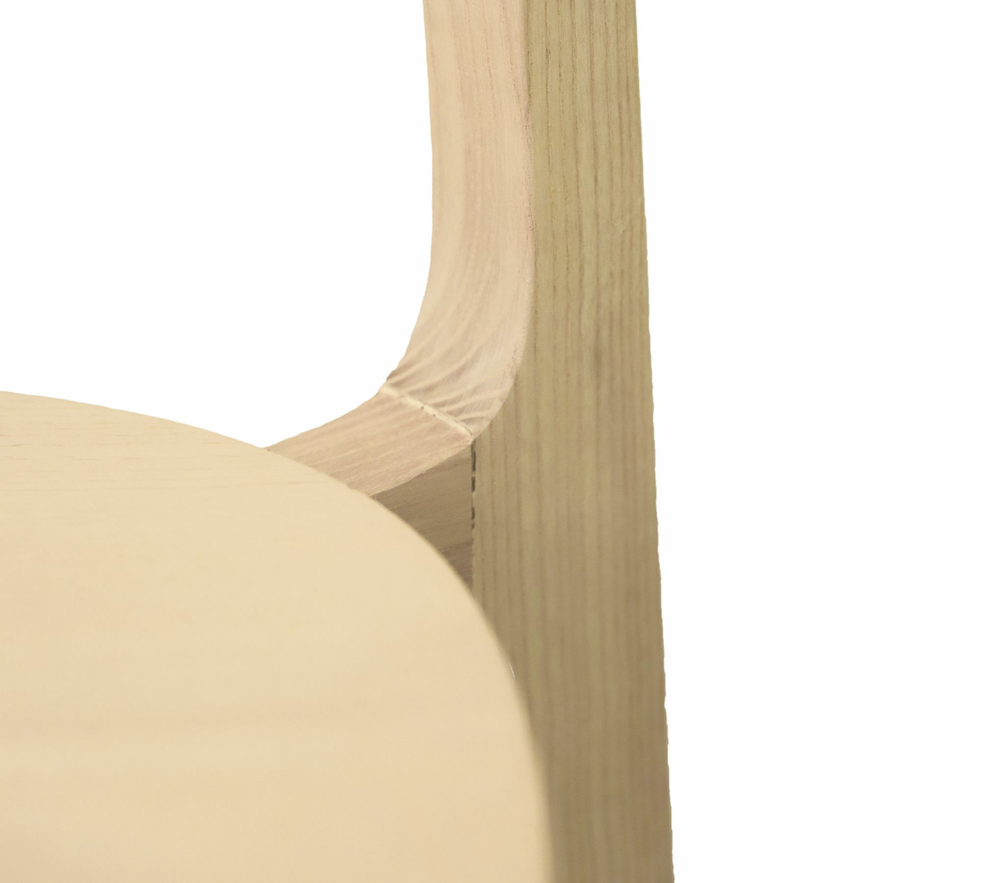 2x Gem Bar Stool Ash Wood Natural 2