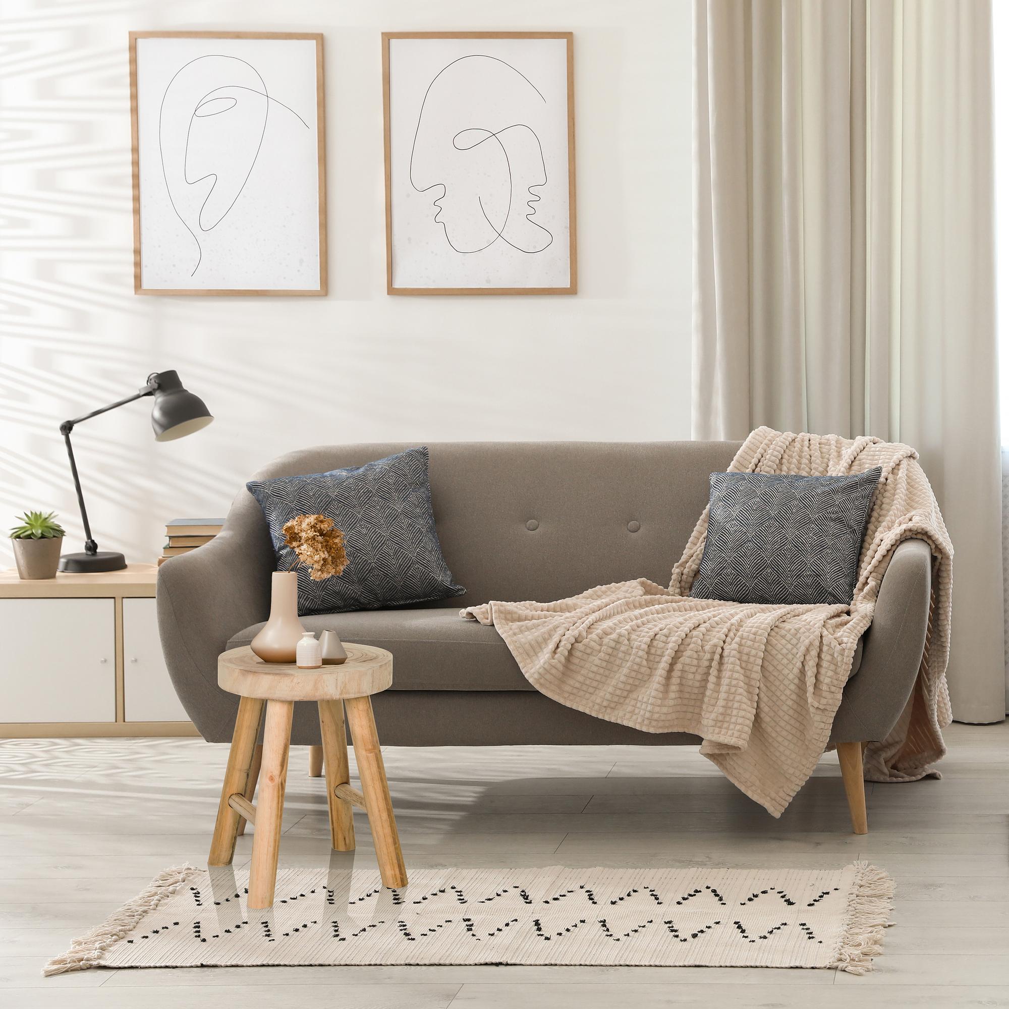 RUSTIKO W Hocker Paulownia-Holz 2