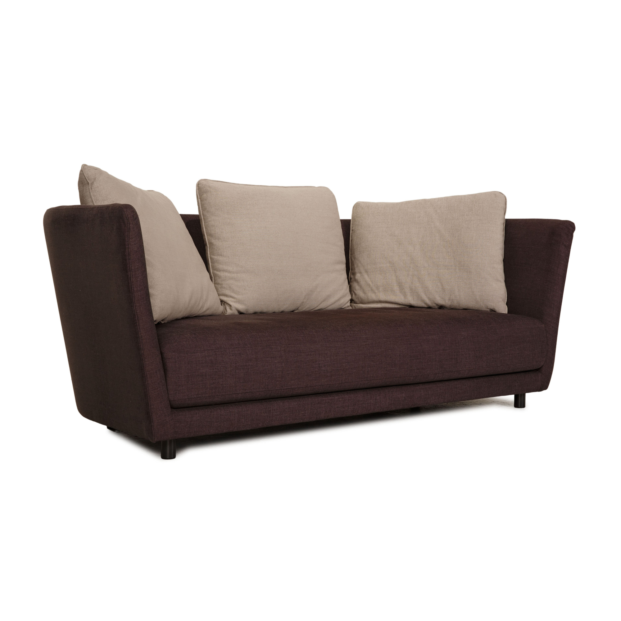 Tondo Sofa 3-Sitzer Stoff Braun 4