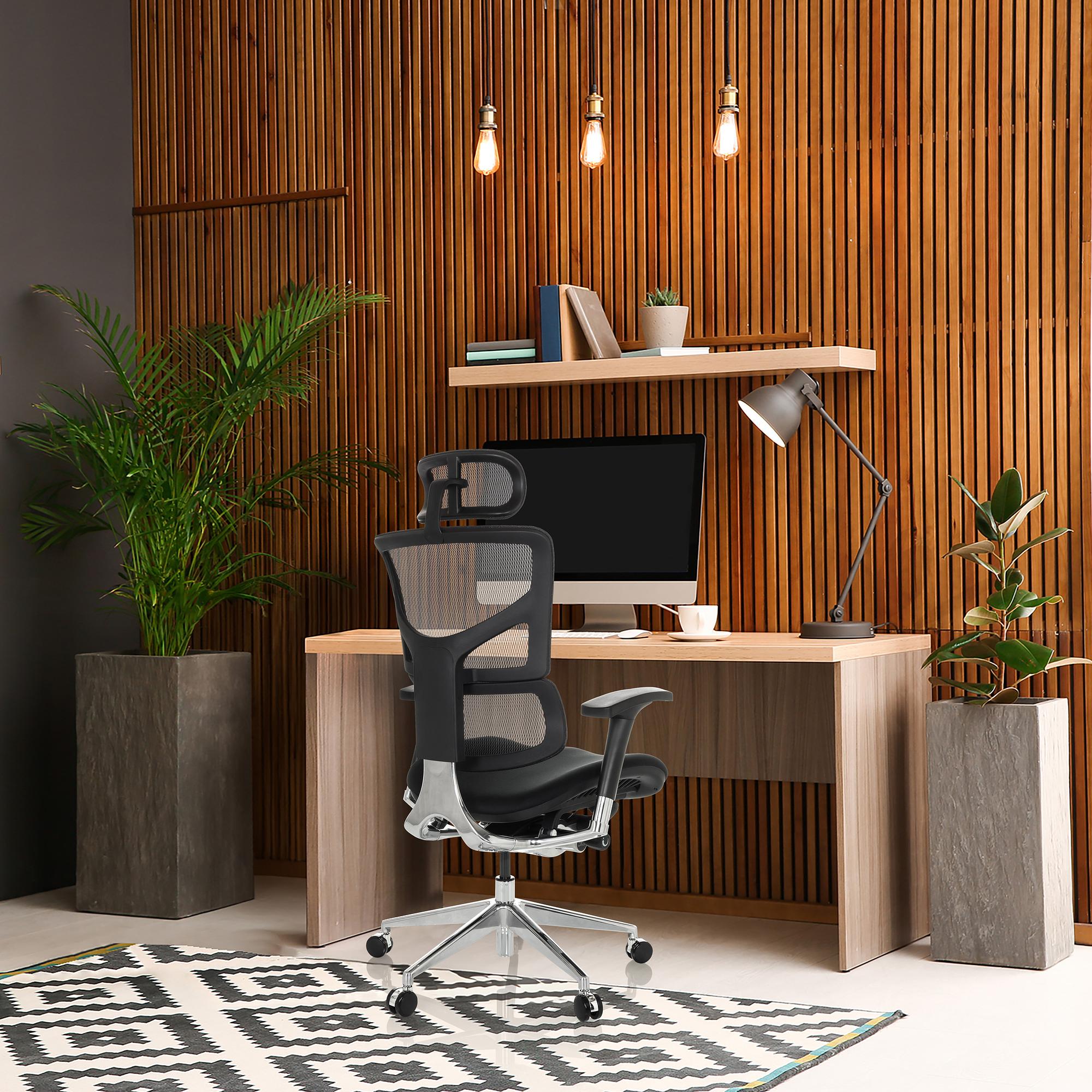 ERGO-U2 FM Bürostuhl Netzstoff Schwarz 4