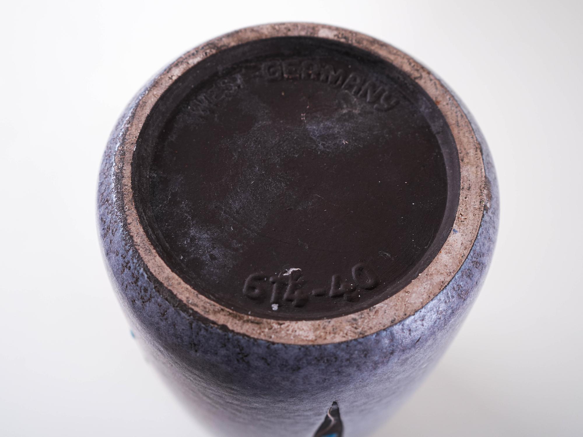 Ceramic Vase Grey 1960s 8